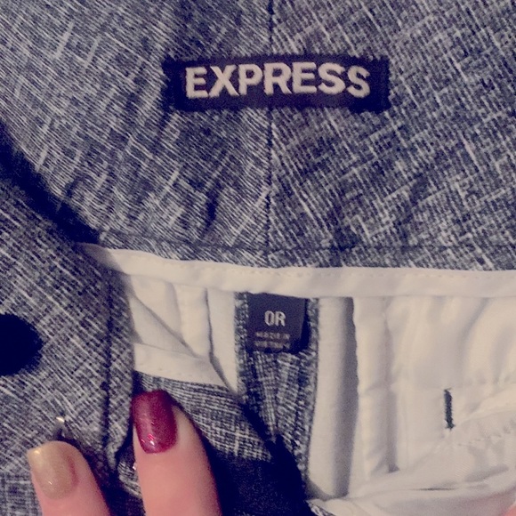 Express pants. Black and white. Size 0 Regular - Picture 4 of 8